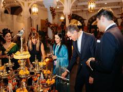
      
      Mumbai: Spanish President Pedro Sanchez celebrates Diwali
      
      