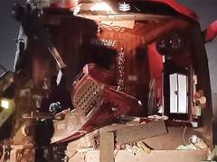 
      
      High speed bus collides with truck on Delhi-Amritsar NH 
      
      
