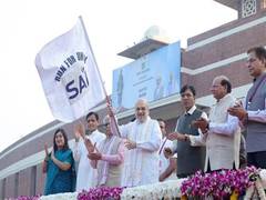 
      
      Union Home Minister Amit Shah flags off 'Run For Unity' in Delhi
      
      
