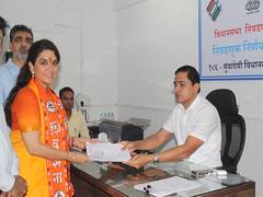 
      
      Shaina NC files her nomination for Maharashtra assembly elections
      
      