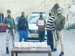 
      
      J-K Police recover over 2000 grams of heroin worth Rs 20 crores
      
      