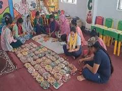 
      
      Female inmates of Aligarh Jail create designer Diyas for Diwali
      
      