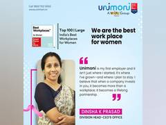 
      
      Unimoni Earns 'India's Best Workplaces for Women 2024'
      
      