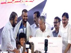 
      
      Kerala CM Vijayan honours Paris Olympic medalist P.R. Sreejesh
      
      