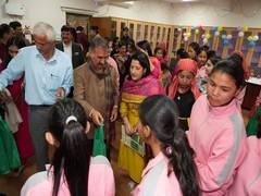 
      
      Himachal CM celebrates Diwali with children at orphanage homes 
      
      