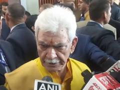 
      
      LG Manoj Sinha slams J-K CM for boycotting UT Foundation Day
      
      