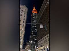 
      
      Empire State Building in New York lights up with Diwali wishes
      
      