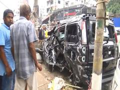 
      
      Two killed, one injured in head-on collision between two vehicles
      
      