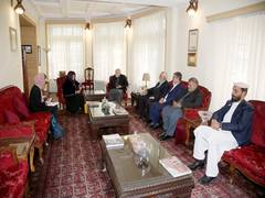 
      
      Karzai calls for reopening schools, universities for girls 
      
      