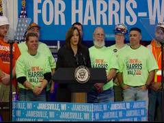 
      
      US polls: Harris targets Trump's handling of manufacturing jobs 
      
      