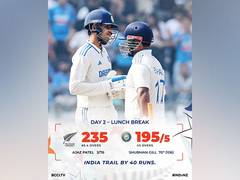 
      
      3rd Test: Gill's fifty helps India to dominate over New Zealand
      
      
