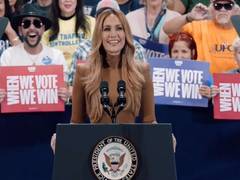 
      
      Jennifer Lopez backs Harris, criticises Trump at Vegas rally
      
      