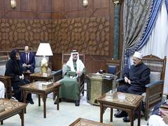 
      
      Nahyan bin Mubarak meets Grand Imam of Al-Azhar
      
      