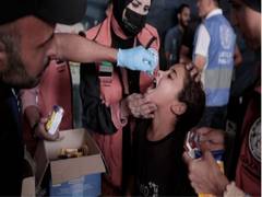 
      
      Four children injured in attack on Gaza vaccination centre
      
      