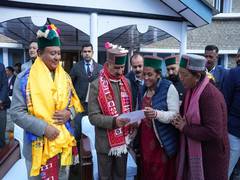 
      
      Himachal CM dedicates to state development projects worth crores
      
      