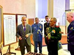 
      
       CDS General Anil Chauhan, visits Algerian Central Museum, apprec
      
      