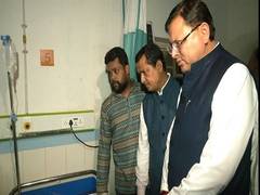 
      
      CM Dhami visits injured people at Ram Dutt Joshi Govt Hospital
      
      