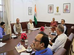 
      
      Sitharaman apprised about review of Income Tax Act by officials
      
      