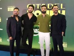 
      
      Shahid Kapoor attends screening of 'Citadel: Honey Bunny'
      
      