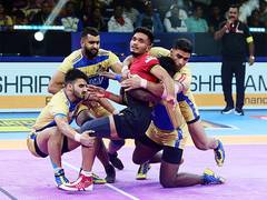 
      
      Ajinkya Pawar,Akshit star as Bengaluru Bulls clinch a win
      
      