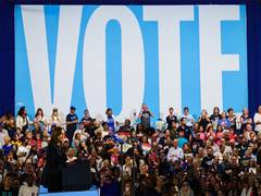 
      
      US Elections 2024: Kamala Harris appeals to vote for “promise of
      
      