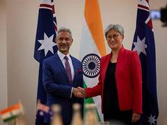 
      
      Jaishankar meets Australian counterpart Penny Wong in Canberra
      
      