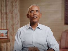 
      
      Barack Obama urges US voters to back Harris, Walz
      
      