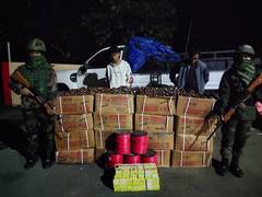 
      
      Mizoram: Assam Rifles recover war-like stores, 2 held
      
      