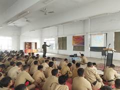 
      
      Tripura: Assam Rifles conducts lecture for NCC cadets 
      
      