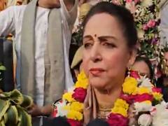
      
      Hema Malini participates in ISKCON's Rath Yatra in Mathura
      
      