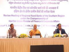 
      
      Nirmala Sitharaman reviews performance of 10 RRBs of Southern reg
      
      