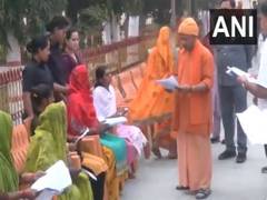 
      
      UP CM Yogi holds 'Janata Darshan' at Gorakhnath temple
      
      