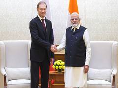 
      
      PM Modi meets Deputy PM Denis Manturov, hails India-Russia ties
      
      