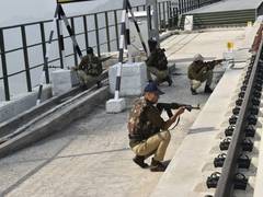 
      
      J-K: Security forces conduct mock drill at Chenab Rail Bridge
      
      