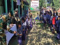 
      
      Assam: Army celebrates 'National Education Day' with students 
      
      