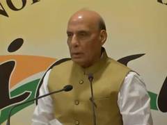 
      
      Rajnath Singh on 