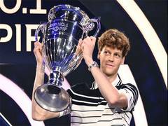 
      
      Sinner accepts ATP Year-End World Number One trophy
      
      