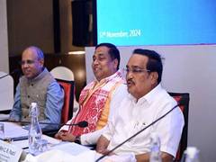 
      
      Union Jal Shakti Minister CR Paatil chairs meeting 
      
      