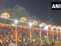 
      
      Varanasi: People gather in large numbers for Ganga Mahotsav
      
      