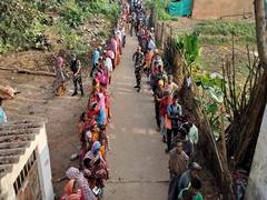 
      
      46.25 pc voter turnout recorded till 1 pm in first phase of Jhark
      
      