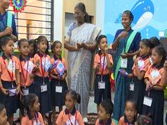 
      
      President Murmu inaugurates Swami Vivekananda Vidya Mandir school
      
      