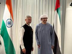 
      
      EAM Jaishankar meets UAE counterpart
      
      