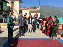 
      
      Uttarakhand's secretary for drinking water does inspection  
      
      