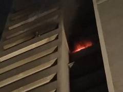 
      
      Fire on 8th floor of 22-storey residential building in Ahmedabad
      
      