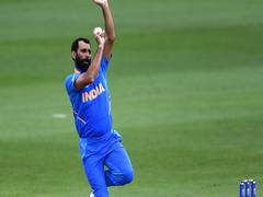 
      
      Ranji Trophy: Shami takes seven wickets on cricket return
      
      