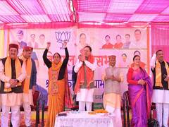 
      
      Uttarakhand CM Dhami addresses rally in Rudraprayag
      
      