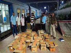 
      
      Two arrested with 298 kg cannabis at Agartala railway station
      
      