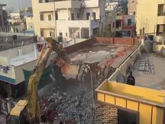 
      
      Telangana: Illegally constructed house demolished in Sangareddy
      
      