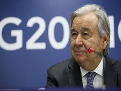 
      
      Guterres urges G20 nations to take lead on global challenges
      
      
