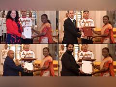 
      
      Envoys of six countries present credentials to President Murmu
      
      